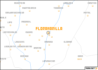 map of Flor Amarilla