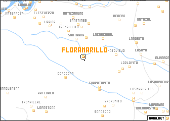 map of Flor Amarillo