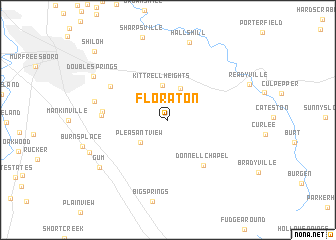 map of Floraton