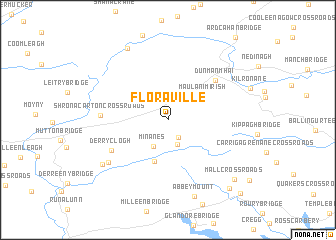 map of Floraville