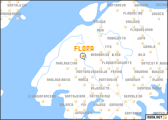 map of Flora