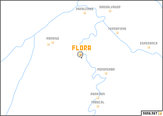 map of Flora