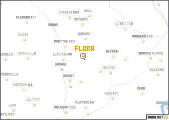 map of Flora