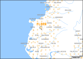 map of Flora