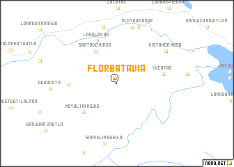 map of Flor Batavia