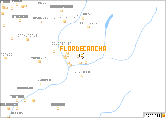 map of Flor de Cancha