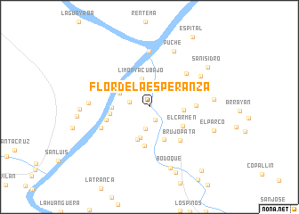 map of Flor de La Esperanza