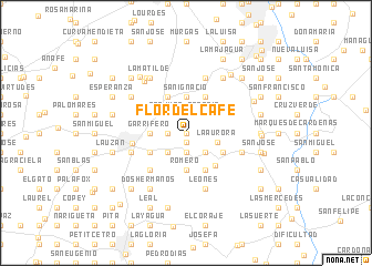 map of Flor del Café