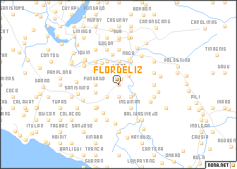 map of Flordeliz