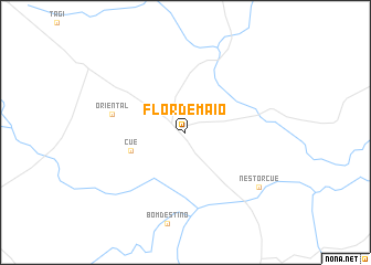 map of Flor de Maio