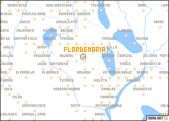 map of Flor de María