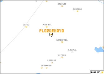 map of Flor de Mayo