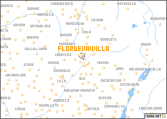 map of Flor de Vaivilla