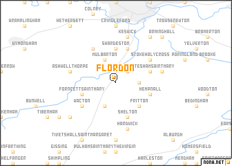 map of Flordon