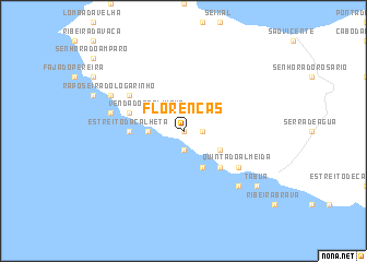 map of Florenças