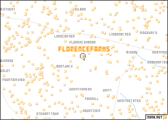 map of Florence Farms