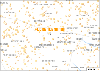 map of Florence Manor