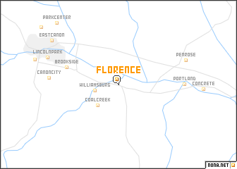 map of Florence