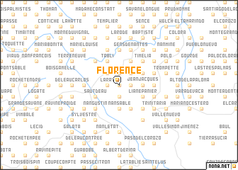 map of Florence