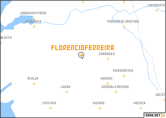 map of Florêncio Ferreira