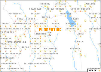map of Florentina