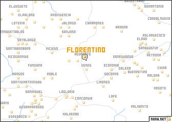 map of Florentino