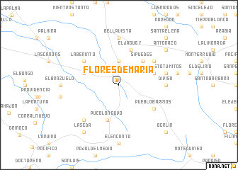 map of Flores de María