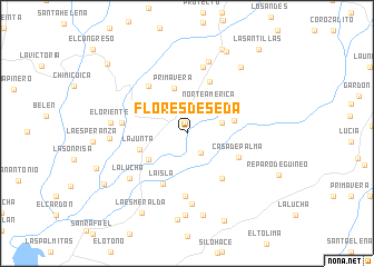 map of Flores de Seda