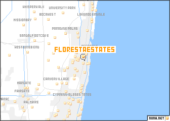 map of Floresta Estates