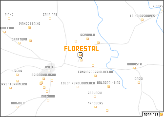 map of Florestal