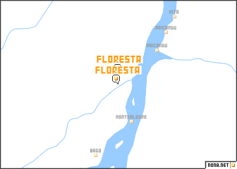 map of Floresta