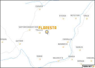 map of Floresta