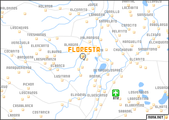 map of Floresta