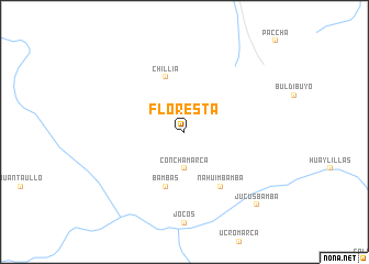 map of Floresta