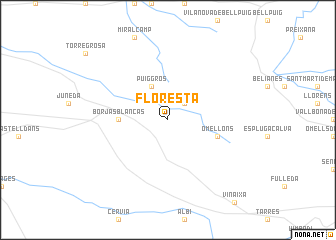 map of Floresta