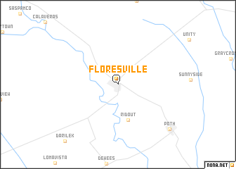 map of Floresville