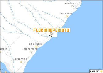 map of Floriano Peixoto