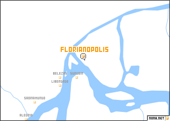 map of Florianópolis