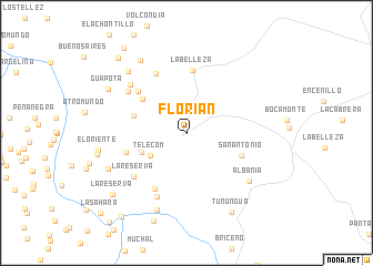 map of Florián