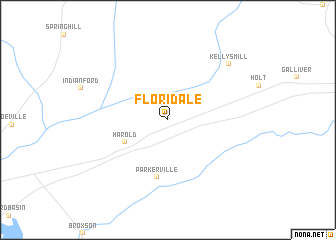 map of Floridale