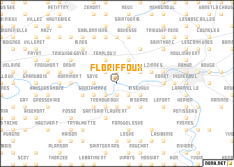 map of Floriffoux