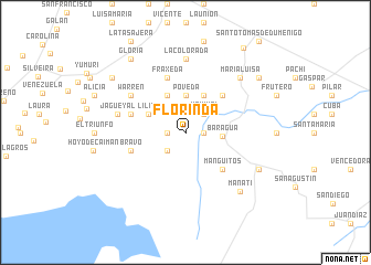 map of Florinda