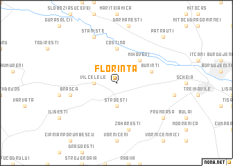 map of Florinta