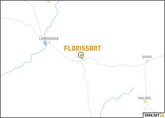 map of Florissant