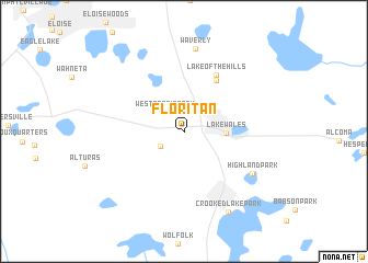 map of Floritan