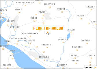 map of Floriţoaia Nouă