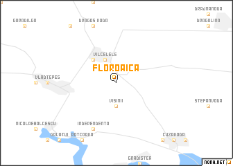 map of Floroaica