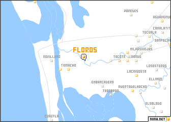 map of Floros