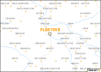 map of Florynka