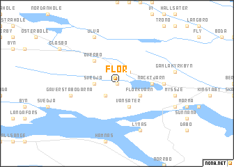 map of Flor